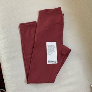 Lululemon instill 25” legging size 4 in mulled wine